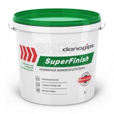 Шпаклевка-паста финишная «Danogips» SuperFinish /Шитрок (ведро 3л, 5кг)