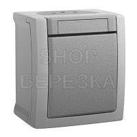 Выключатель 1-кл серый наружный WPTC40012GR-BY Panasonic PACIFIC IP54
