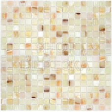 Мозаика из натурального камня Onice Jade Bianco POL 15*15*7 (305*305) мм