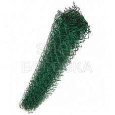 Сетка плетеная «рабица» 50*50*2,5мм (рулон 1,5*10м) зеленый