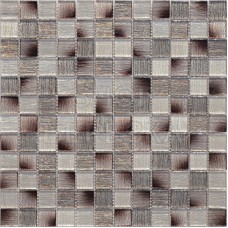 Мозаика из стекла и натурального камня Copper Patchwork 23x23х4 (298*298)