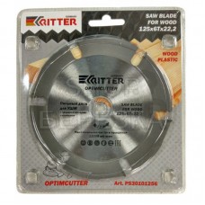 Пильный диск для УШМ Ritter «Optimcutter» 125*22,2 (дерево, пластик, гипсокартон)
