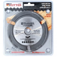Пильный диск для УШМ Ritter «Speedcutter» 125*22,2 (дерево, пластик, гипсокартон)