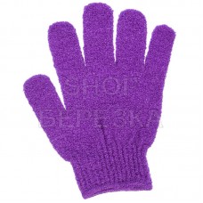 Мочалка для душа перчатка, 19х13 см, цвет в ассортименте «Банные штучки» 