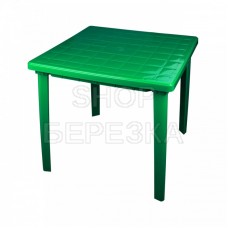 Стол квадратный 800х800х740 мм (зелёный) М2596