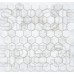 Мозаика из натурального камня  Dolomiti bianco MAT hex 18*30*6 (295*305) мм