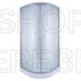 Душевая кабина NG- 5301-14 (900х900х2150) низкий поддон(13см), стекло МАТОВОЕ белые профиля 3 места