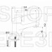 Смеситель для умывальника Simp  Milardo SIMSB00M01 (излив 9 см)
