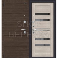 Дверь металлическая Porta S 4.П30 Brownie/Cappuccino Veralinga 880*2050 левая Россия