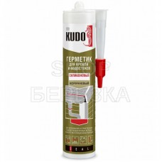 Герметик KUDO для кровли и водостоков 280мл коричневый