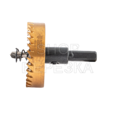 Коронка по металлу HSS. 68 мм, нитридтитановое покрытие//Denzel