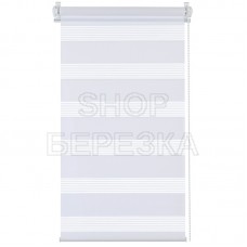Рулонная штора день-ночь Бейс белый, 50 x 160 см