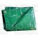 Тент из полиэтиленовой ткани зеленый ТЗ-120 6м*8м