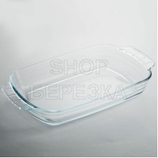 Прямоугольная форма для запекания из термостойкого стекла 3л «ЗАБАВА» 39.5*23.8*5.2 см РК-0012