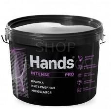 Краска «Hands Intense PRO» интерьерная моющая супербелая 14 кг