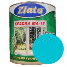 Краска МА-15 бирюзовая 1,6 кг «Zlata» Азов