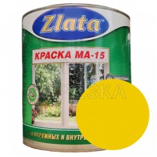 Краска МА-15 желтая 1,6 кг «Zlata» Азов