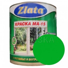 Краска МА-15 зеленая 1,6 кг «Zlata» Азов