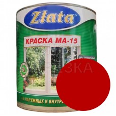 Краска МА-15 красная 1,6 кг «Zlata» Азов