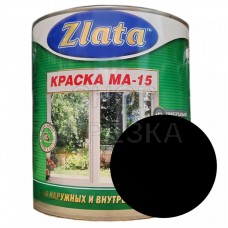 Краска МА-15 черная 1,6 кг «Zlata» Азов