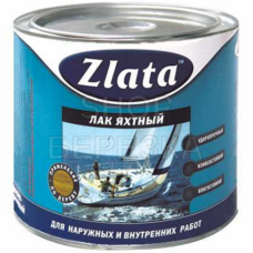 Лак яхтный глянцевый 1,8 л «Zlata»