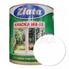 Краска МА-15 белая 1,6 кг «Zlata» Азов