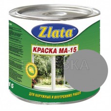 Краска МА-15 серая 5,5кг «Zlata» Азов