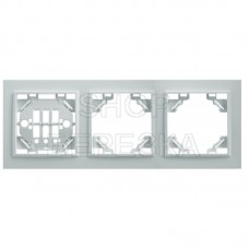 Рамка трехместная горизонтальная серия Эрна PFR000-9003-01 белый