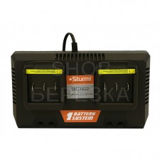 Зарядное устройство 1BatterySystem 18 В 2х4 А для двух батарей SBC1822 Sturm!