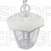 Садово-парковый светильник НСУ 07-40-002 Марсель 1 белый 6 гранный подвесной IP44 Е27 max40Вт