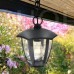 Садово-парковый светильник НСУ 07-40-002 Марсель 1 черный 6 гранный подвесной IP44 Е27 max40Вт