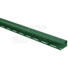 Планка J-trim «Альта» Форест (зеленый) 3,00м (Т-15) /40