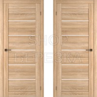Дверь ЭКО 22 Sonoma Oak 600*2000 (Защелка FD96+петли/Матовый никель)