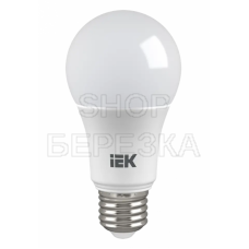 Лампа светодиодная Eco 15Вт A60 грушевидная 230В 3000К тепл.бел. E27 IEK LLE-A60-15-230-30-E27