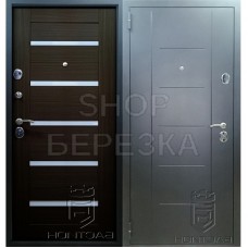 Дверь металлическая Модерн NEW Букле Венге 960*2050 левая