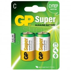 Батарейки алкалиновые GP Super Alkaline 14А C 2шт/упак