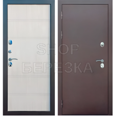 Дверь металлическая ISOTERMA Ктерма Шоколад Букле 970*2050 левая