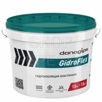 Гидроизоляция готовая эластичная Danogips GidroFlex (ведро 15кг)