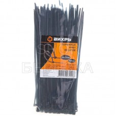 Хомут нейлон 3,6х200мм (100 шт.) черный 73/9/1/27 Хомут нейлон 3,6х200мм (100 шт.) черный 73/9/1/27