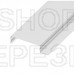 Рейка белая матовая AN 85/AC RUS22(4м) ABS закрытого типа