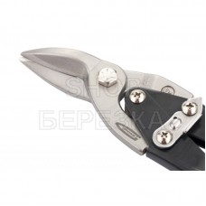 Ножницы по металлу «PIRANHA» 250мм,прямой и правый рез, сталь-CrMo,двухкомпонентная рукоятка 78323
