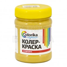 Колер-краска «Colorika aqua» охра желтая 0,3 кг
