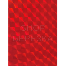 1011 Пленка с/к COLOR DECOR 0,45х8м (24) КРАСНАЯ ГОЛОГРАФИЯ