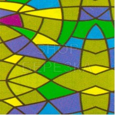 Пленка самоклеящаяся COLOR DECOR 0,45х8м Витражная, разноцветный калейдоскоп 9033