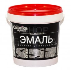 Эмаль универсальная белая «Colorika Aqua» 0,8 кг