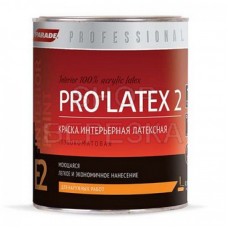 Краска латексная «PARADE PRO»LATEX» E2 база А глубокоматовая  0,9 л