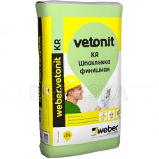 Шпаклевка финишная белая «Vetonit KR» 20кг