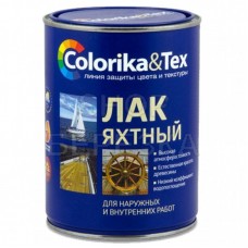 Лак для яхт полуматовый «Colorika&Tex» 0,8 л
