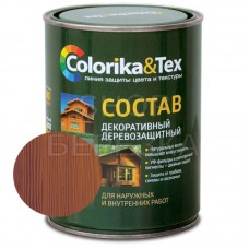 Состав деревозащитный лиственница  «Colorika & Tex» 0,8л